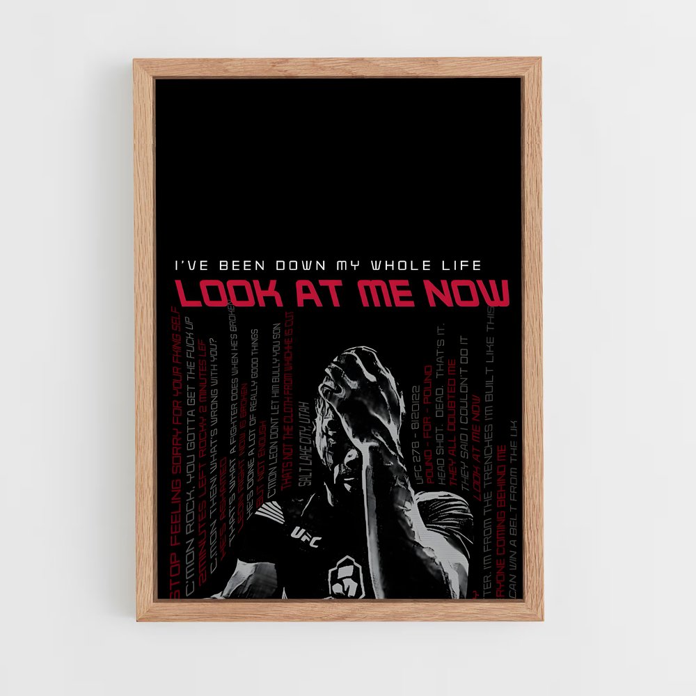 Poster Léon le Champion – affiche MMA (vue 4)